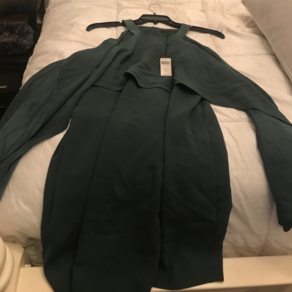 BCBG green cold would dress
